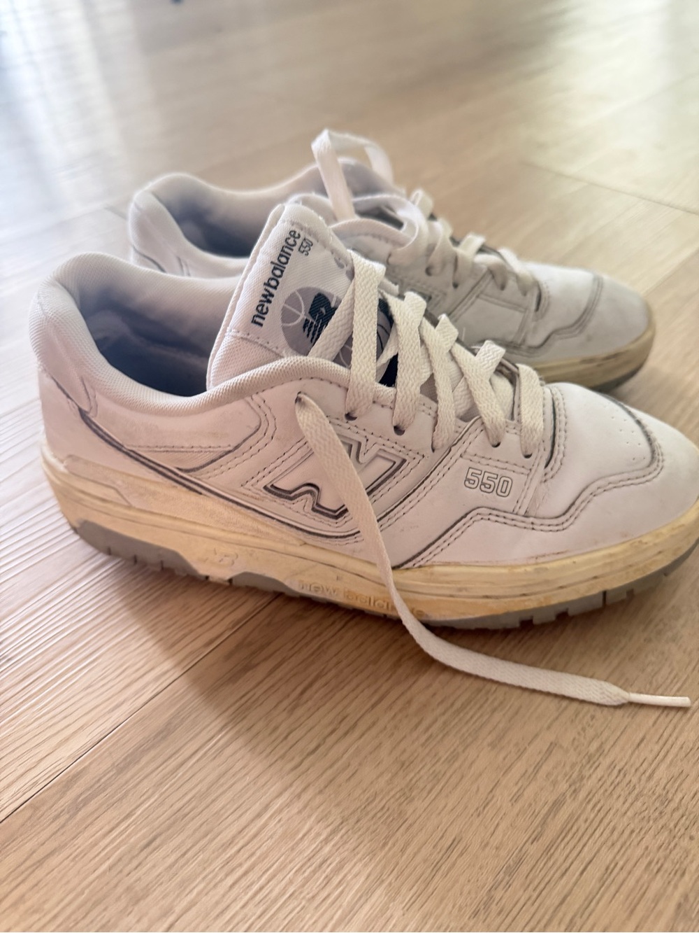 New Balance 550 Men’s White Sneakers